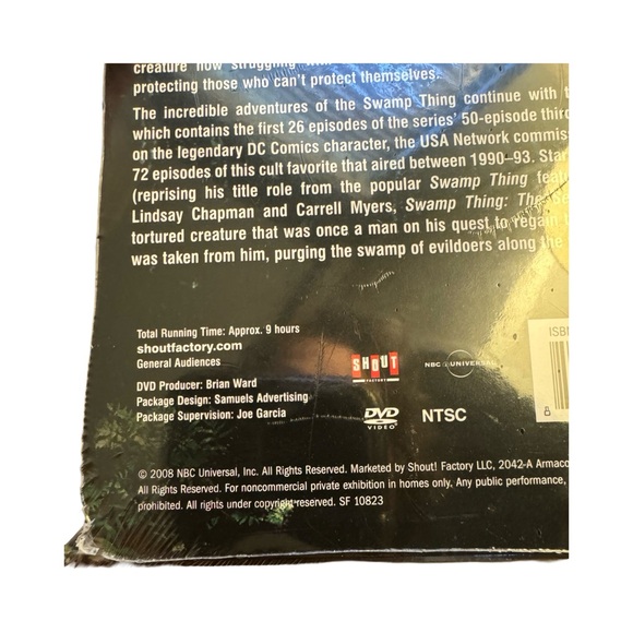 Swamp Thing the Series Volume 2: Shout Factory NIB Collectors Edition DVD - Picture 3 of 4